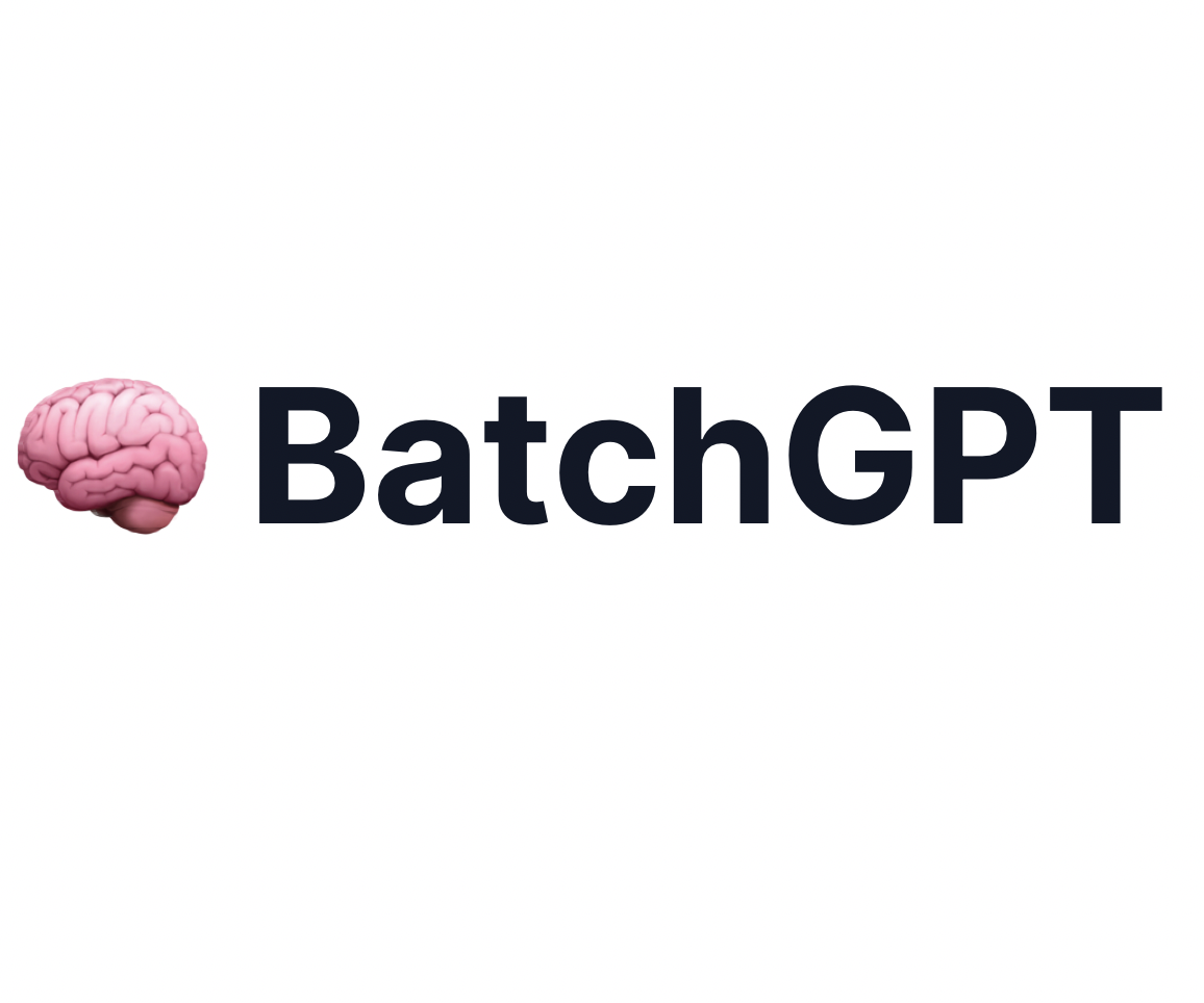 Изображение для сервиса BatchGPT номер один