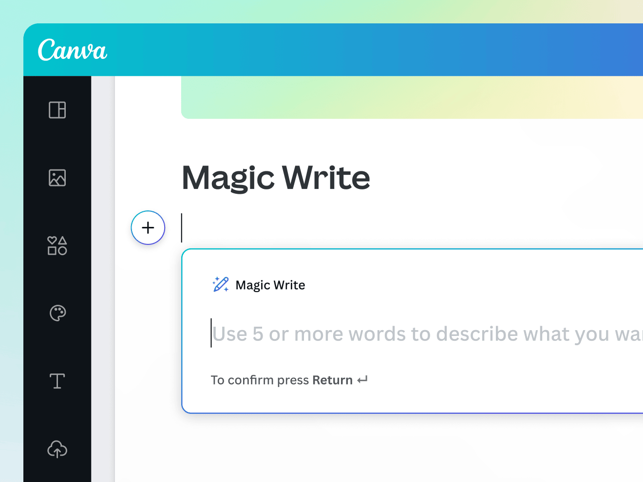 Изображение для сервиса Canva Magic Write номер один