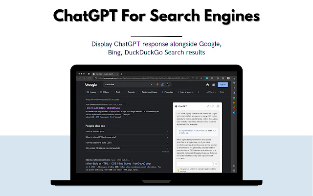 Изображение для сервиса ChatGPT for Search Engines номер один