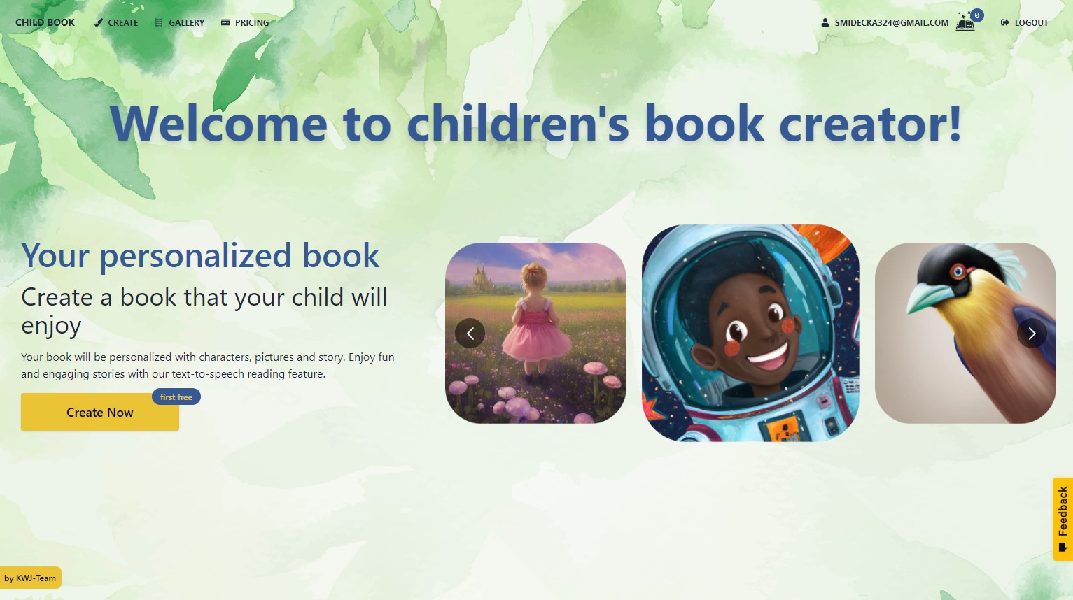 Изображение для сервиса Child Book номер один