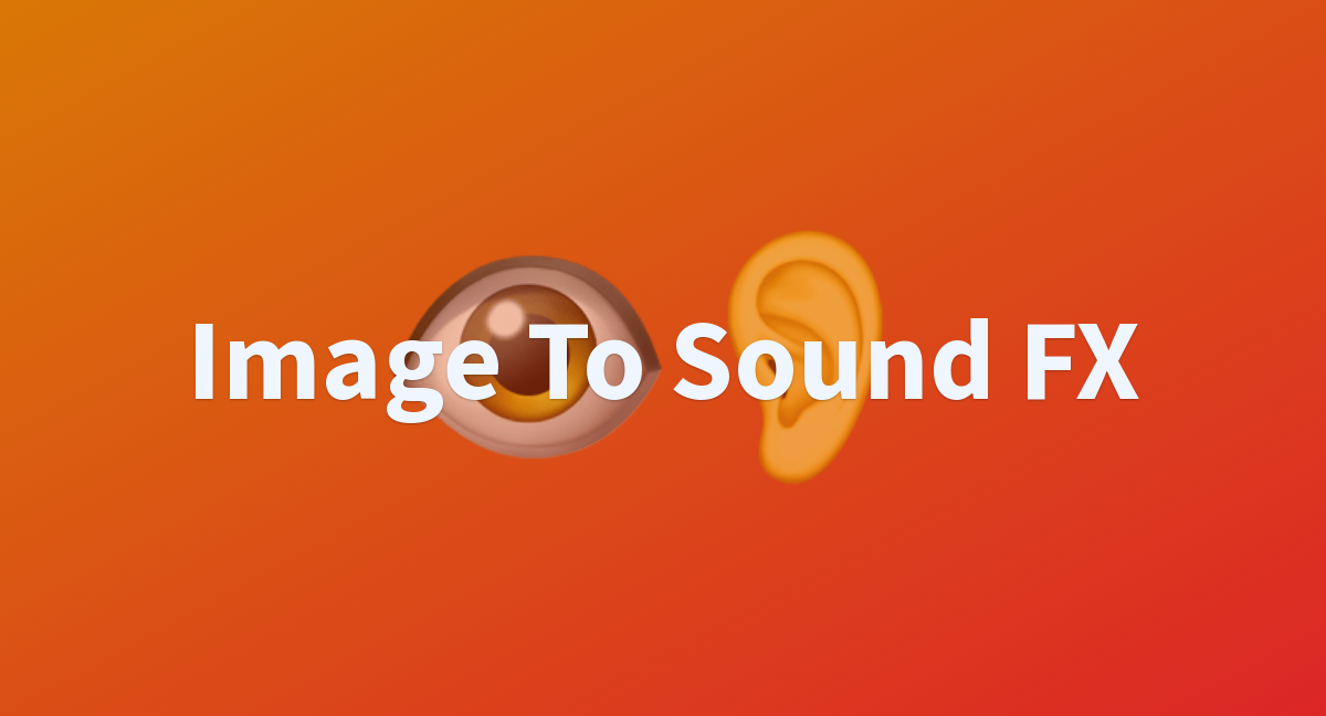 Изображение для сервиса Image To Sound FX номер один