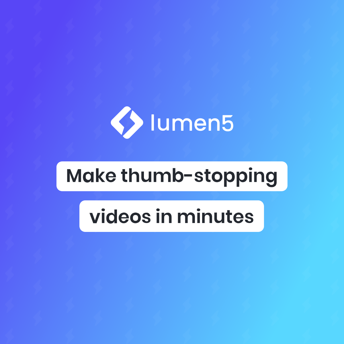 Изображение для сервиса Lumen5 номер один