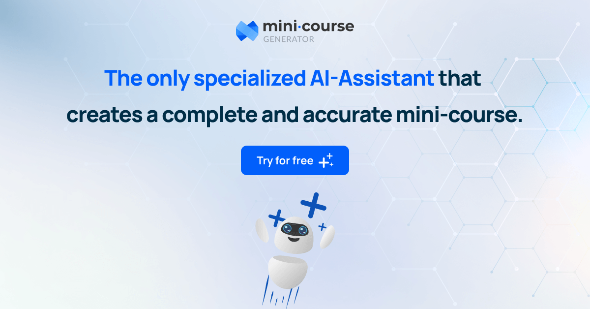 Изображение для сервиса Mini Course Generator номер один