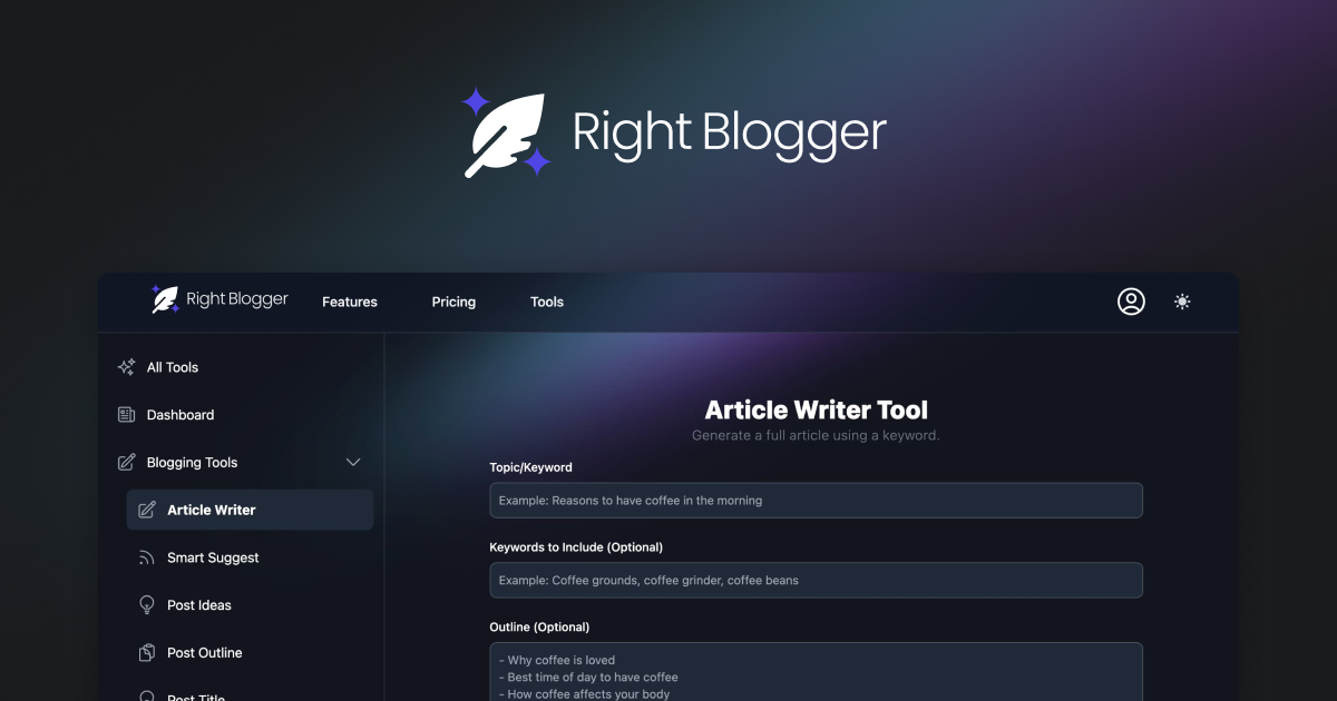 Изображение для сервиса RightBlogger номер один