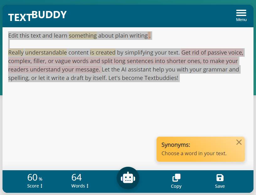 Изображение для сервиса Textbuddy номер один