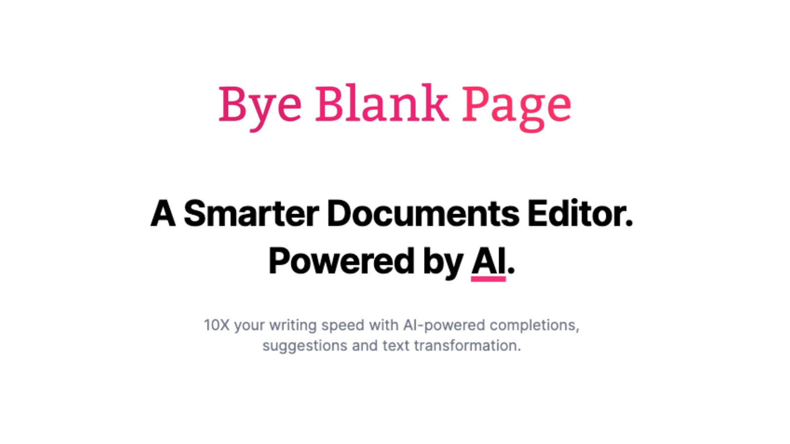 Изображение для сервиса ByeBlankPage.ai номер один