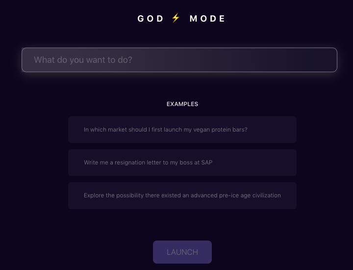 Изображение для сервиса Godmode номер один