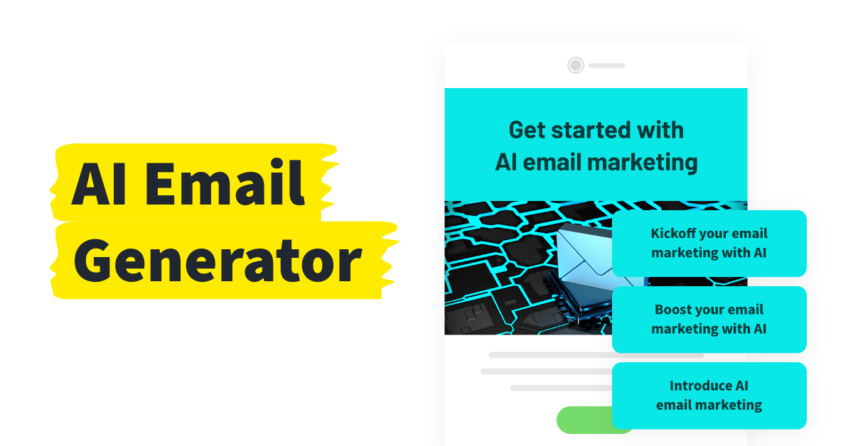 Изображение для сервиса GetResponse Email Generator номер один