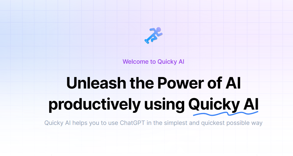 Изображение для сервиса Quicky AI номер один