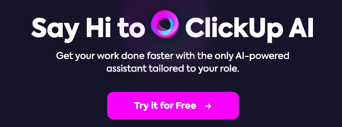 Изображение для сервиса ClickUp AI Writing Assistant номер один