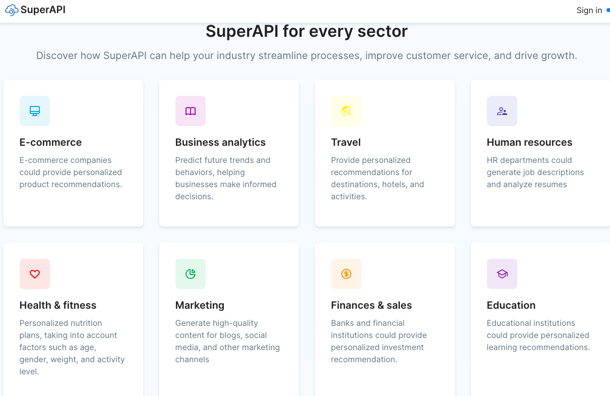 Изображение для сервиса SuperAPI номер один