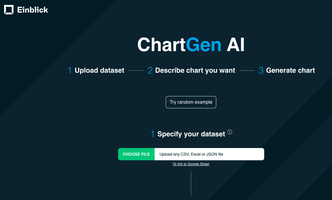 Изображение для сервиса ChartGen AI номер один