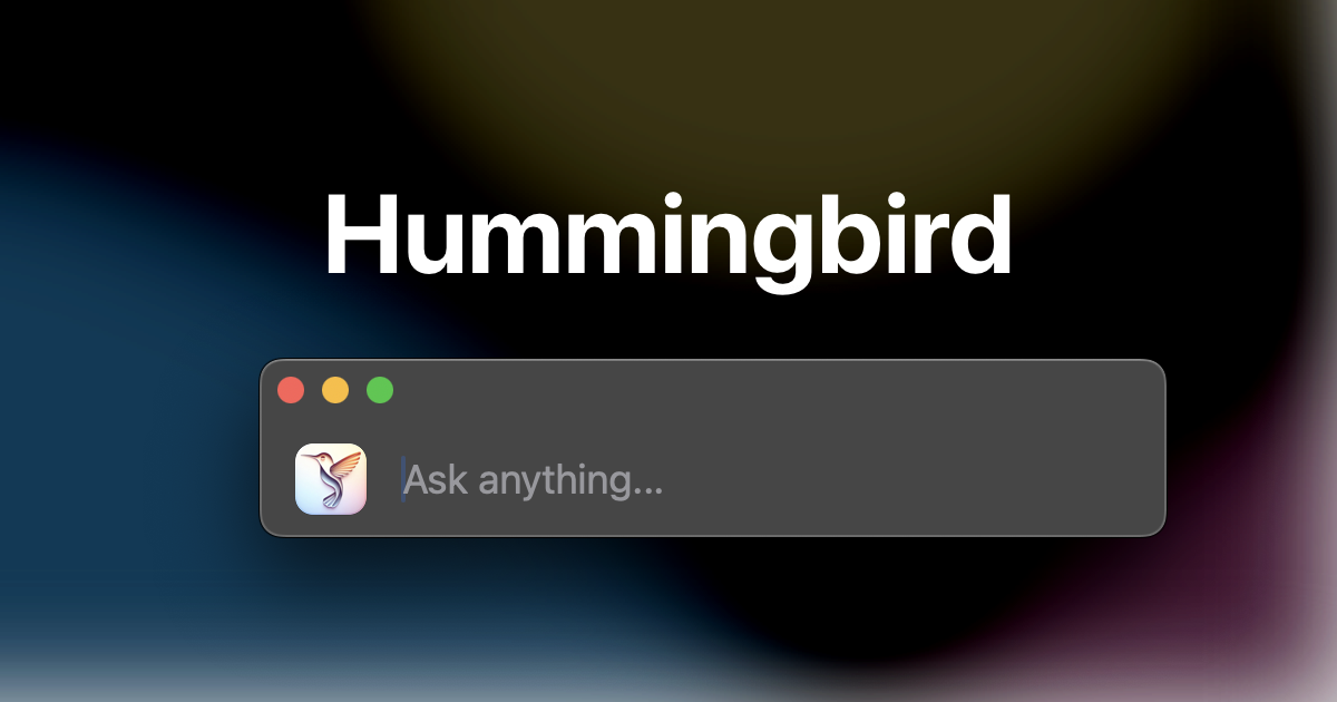 Изображение для сервиса Hummingbird номер один