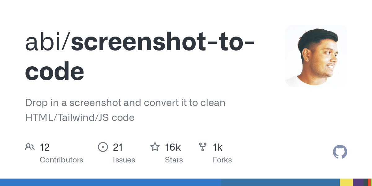 Изображение для сервиса Screenshot To Code номер один