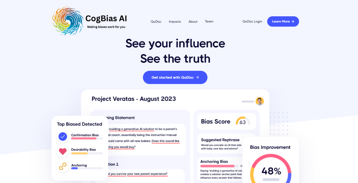 Изображение для сервиса CogBias AI номер один