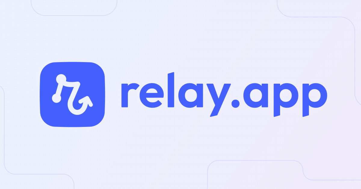 Изображение для сервиса Relay.app номер один