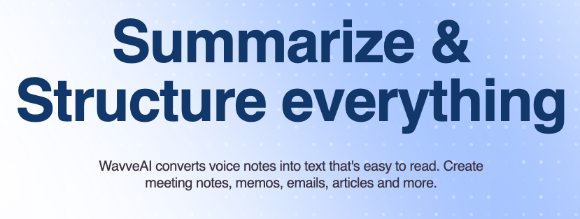 Изображение для сервиса Wavve AI номер один