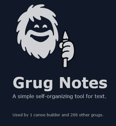 Изображение для сервиса Grug Notes номер один