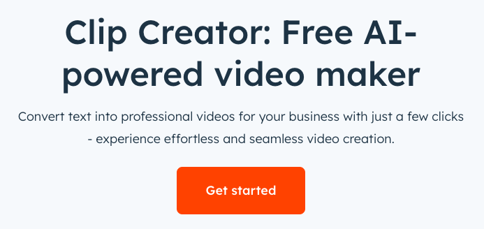 Изображение для сервиса Hubspot Clip Creator номер один