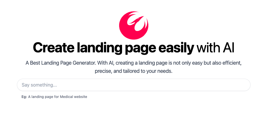 Изображение для сервиса AI Landing Page Generator номер один