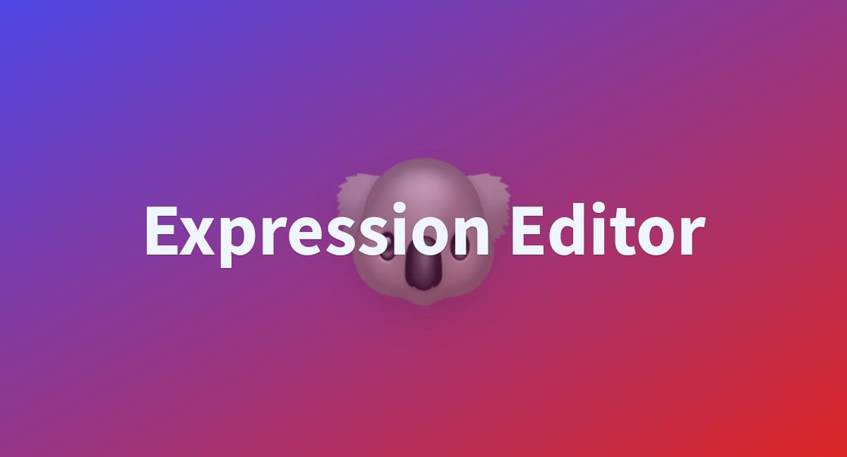 Изображение для сервиса Expression Editor номер один