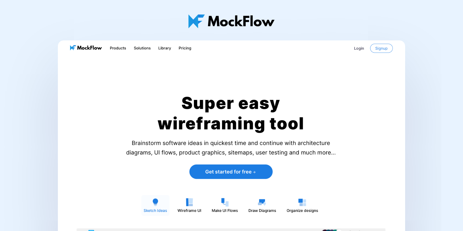 Изображение для сервиса MockFlow номер один