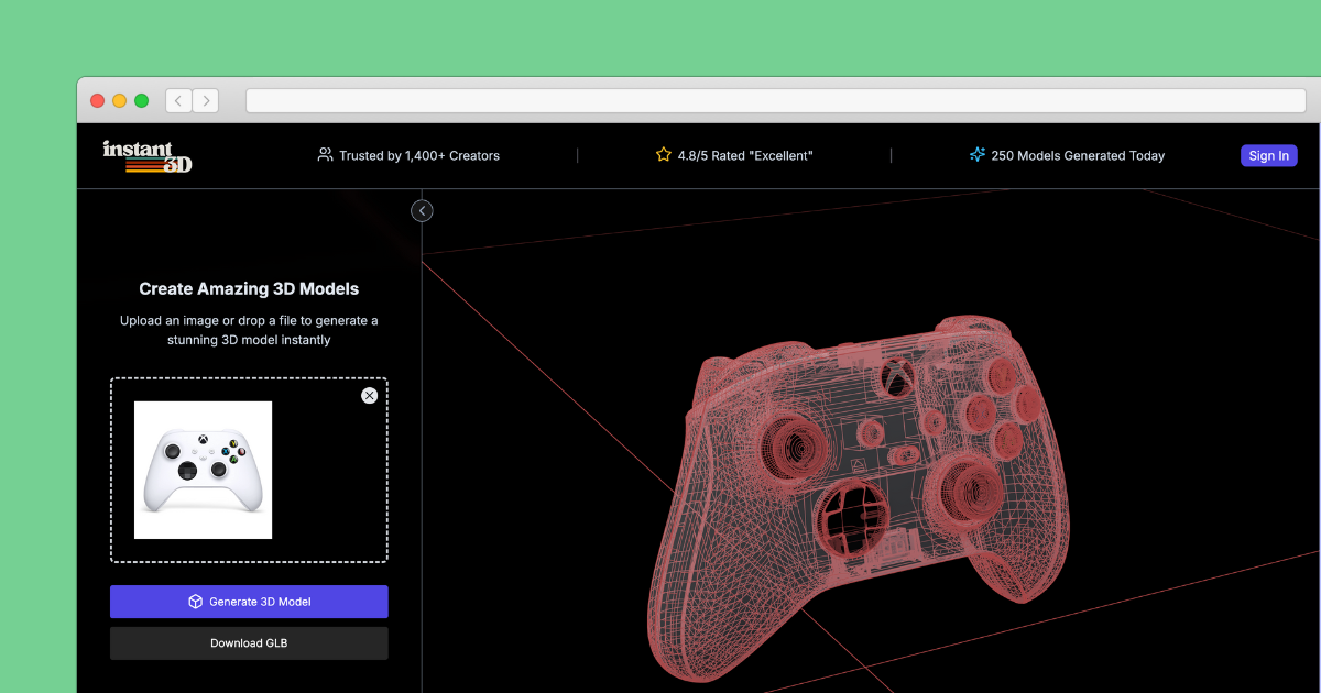 Изображение для сервиса Instant3D номер один