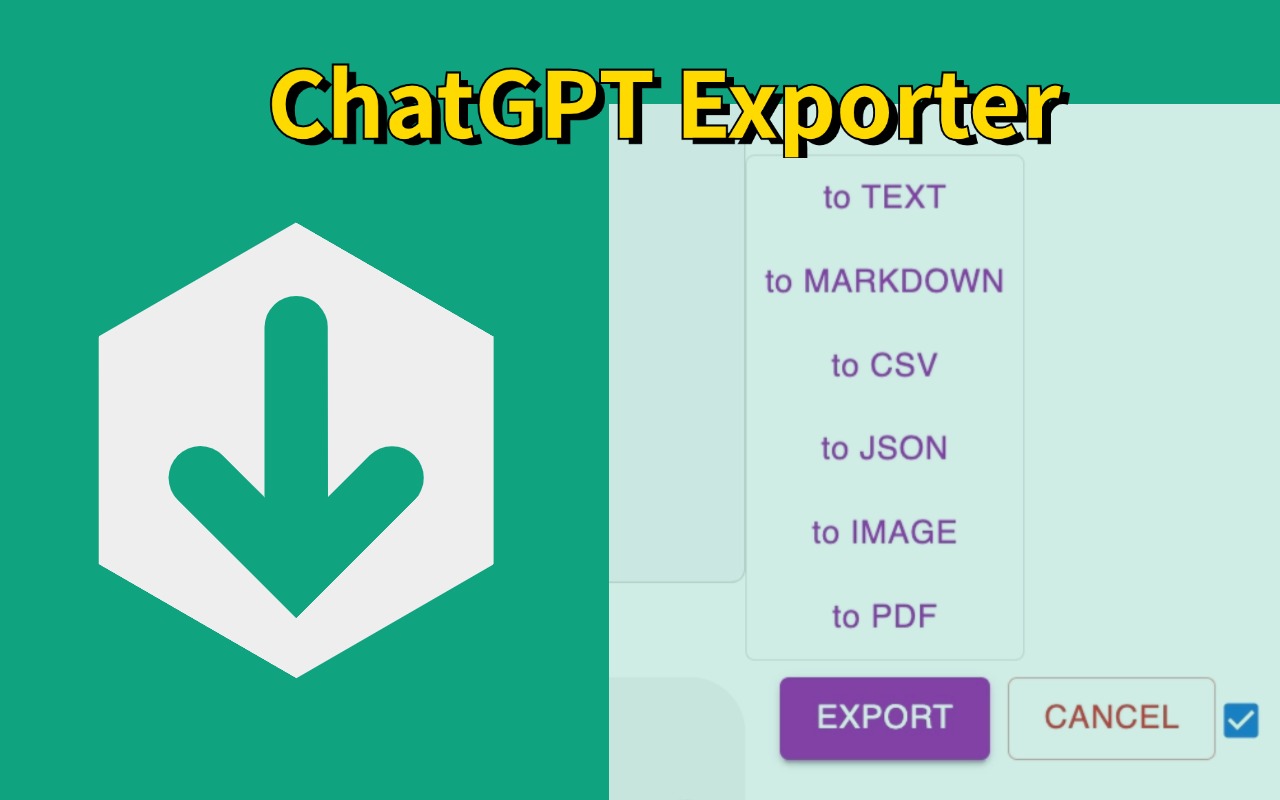 Изображение для сервиса ChatGPT Exporter номер один