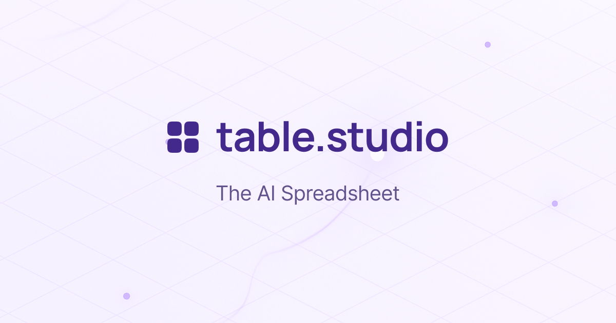 Изображение для сервиса Table Studio номер один