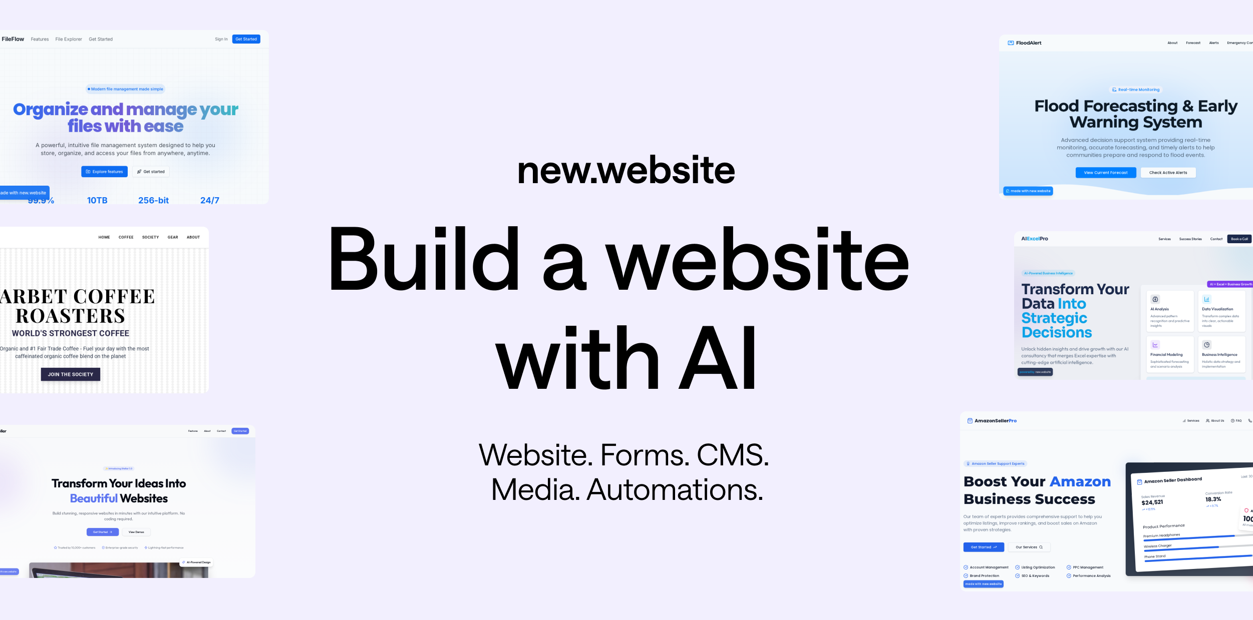 Изображение для сервиса New.website номер один