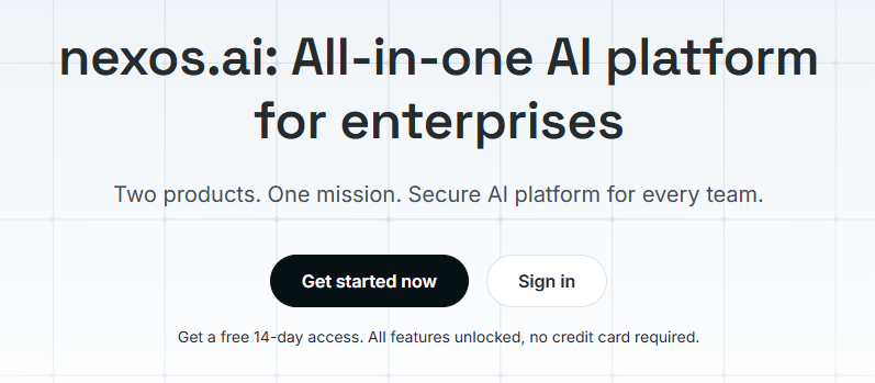Изображение для сервиса Nexos.ai номер один