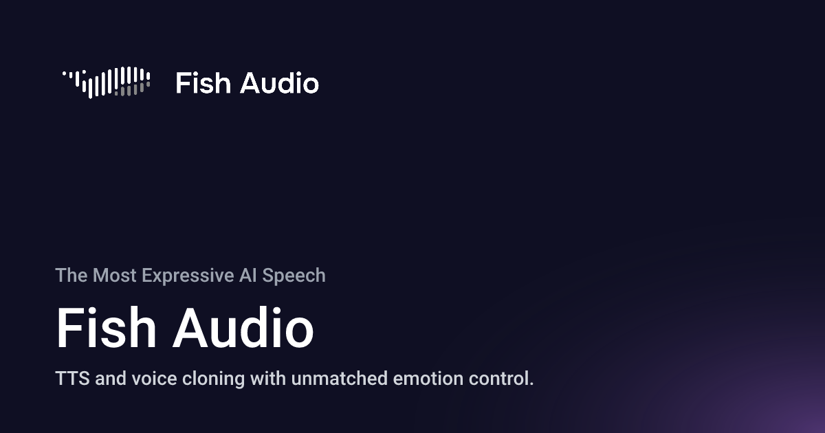 Изображение для сервиса Fish Audio номер один