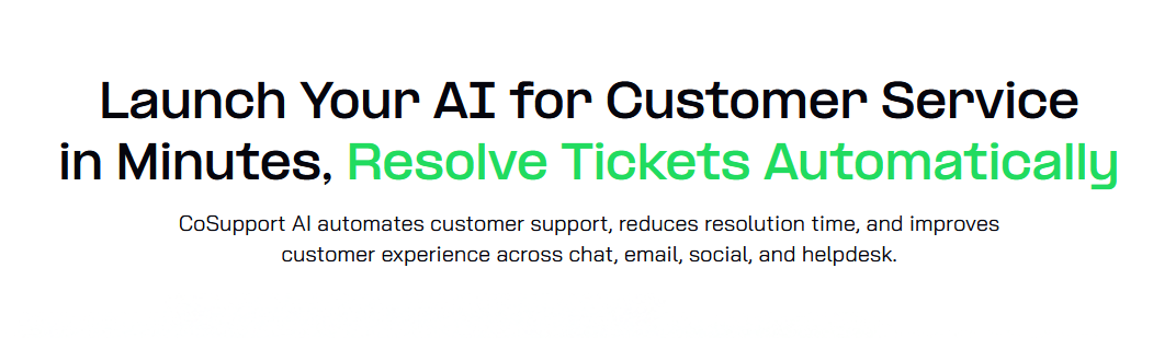 Изображение для сервиса CoSupport AI номер один