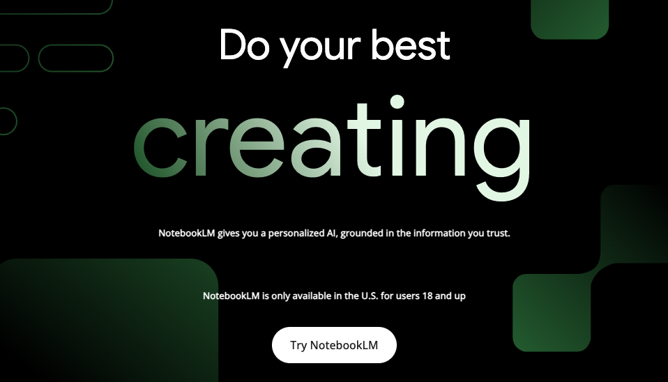 Изображение для сервиса NotebookLM номер один