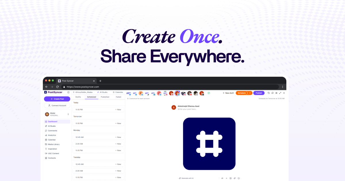 Изображение для сервиса PostSyncer номер один