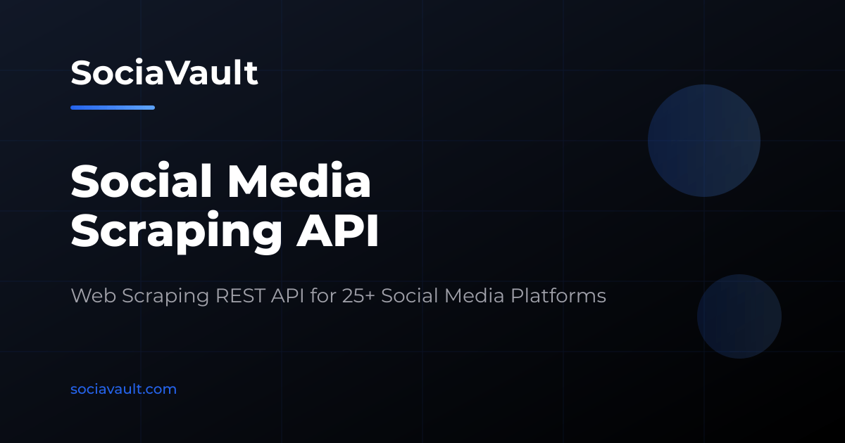 Изображение для сервиса SociaVault номер один