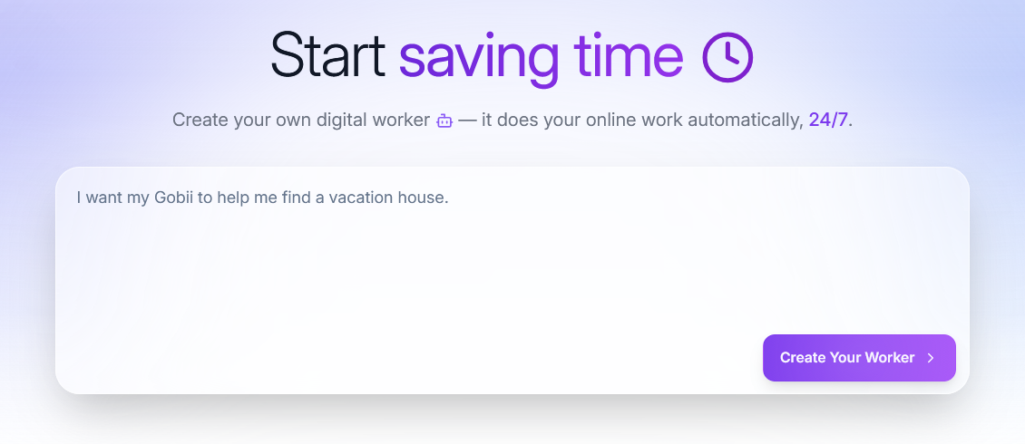 Изображение для сервиса Gobii номер один