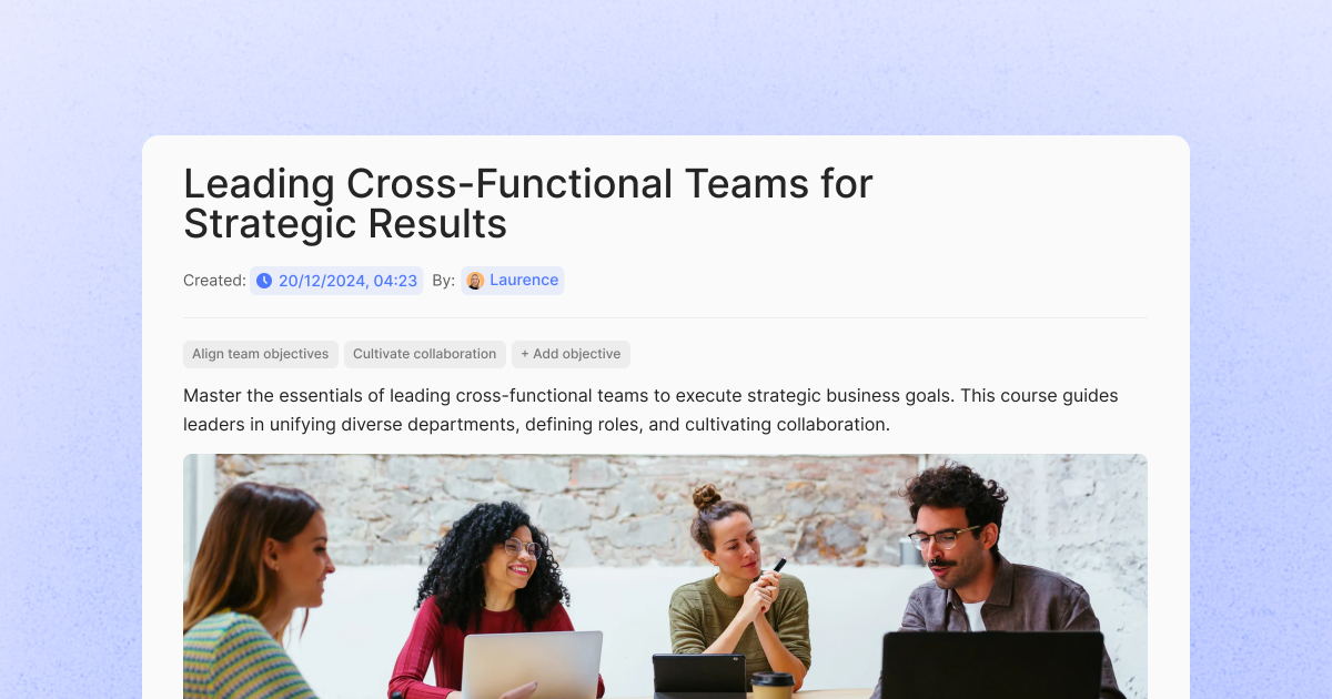 Изображение для сервиса One Course номер один