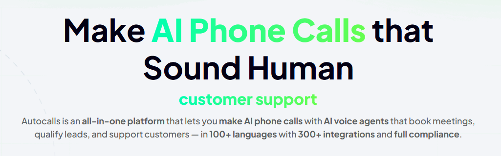 Изображение для сервиса Autocalls номер один