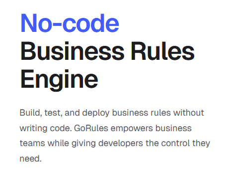 Изображение для сервиса GoRules номер один