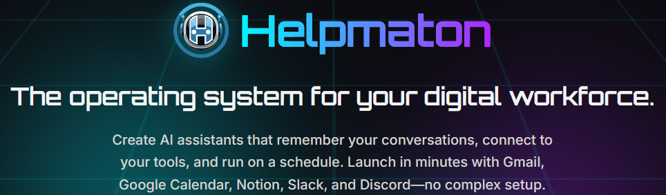Изображение для сервиса Helpmaton номер один
