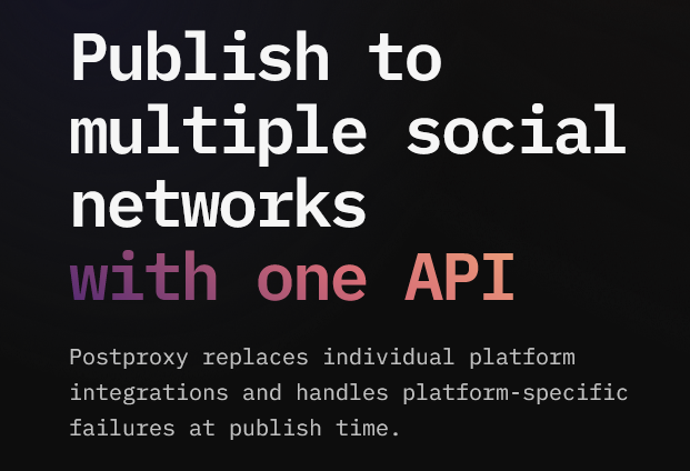 Изображение для сервиса Postproxy номер один