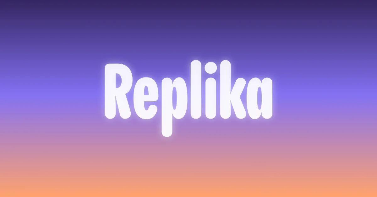 Сайт Replika