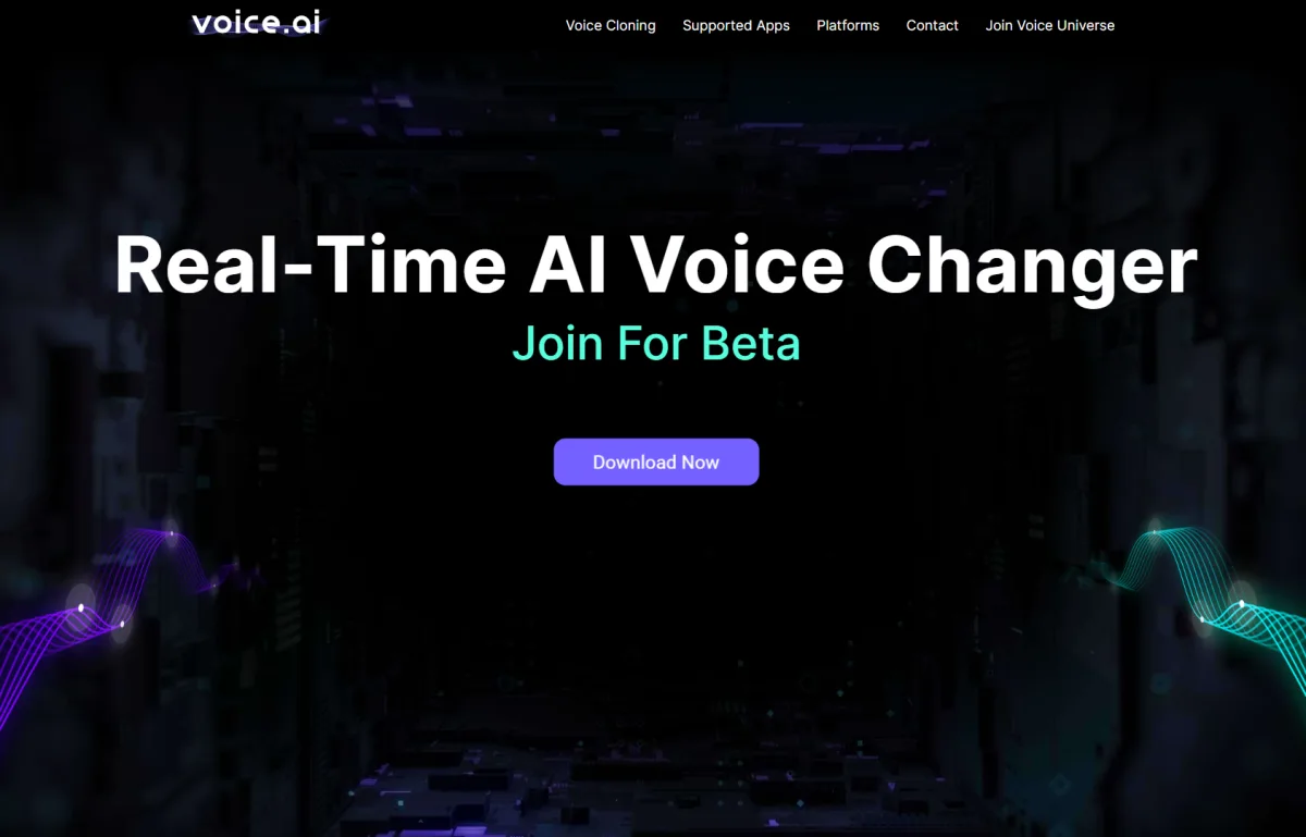 Сайт Voice.ai
