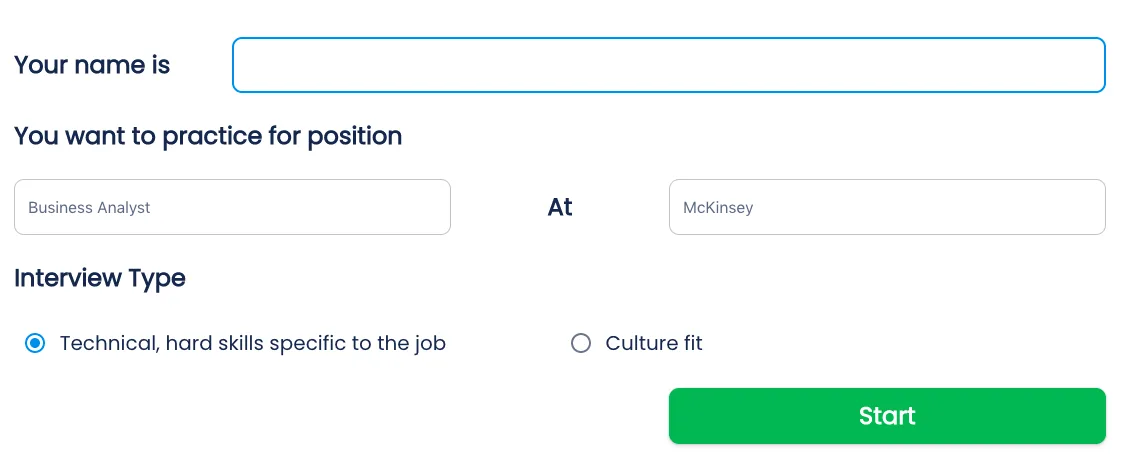 Сайт InterviewGPT.ai