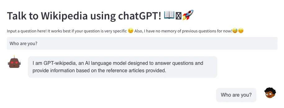 Сайт Talk to Wikipedia