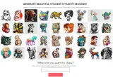 Логотип Sticker Prompt Generator