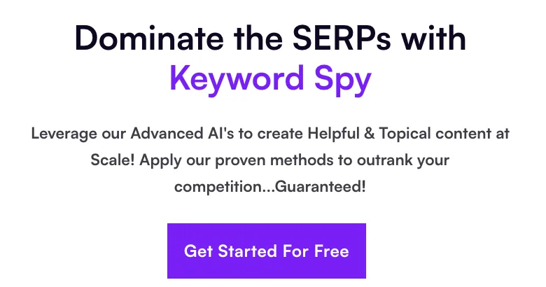 Сайт KeywordSpy