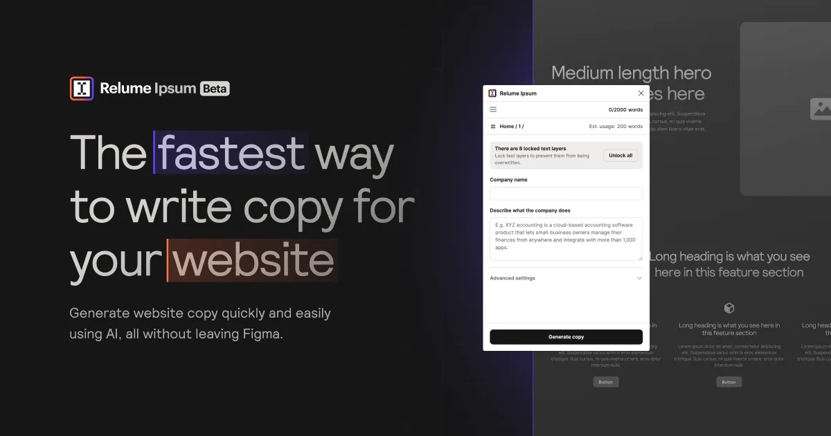 Сайт Relume Ipsum