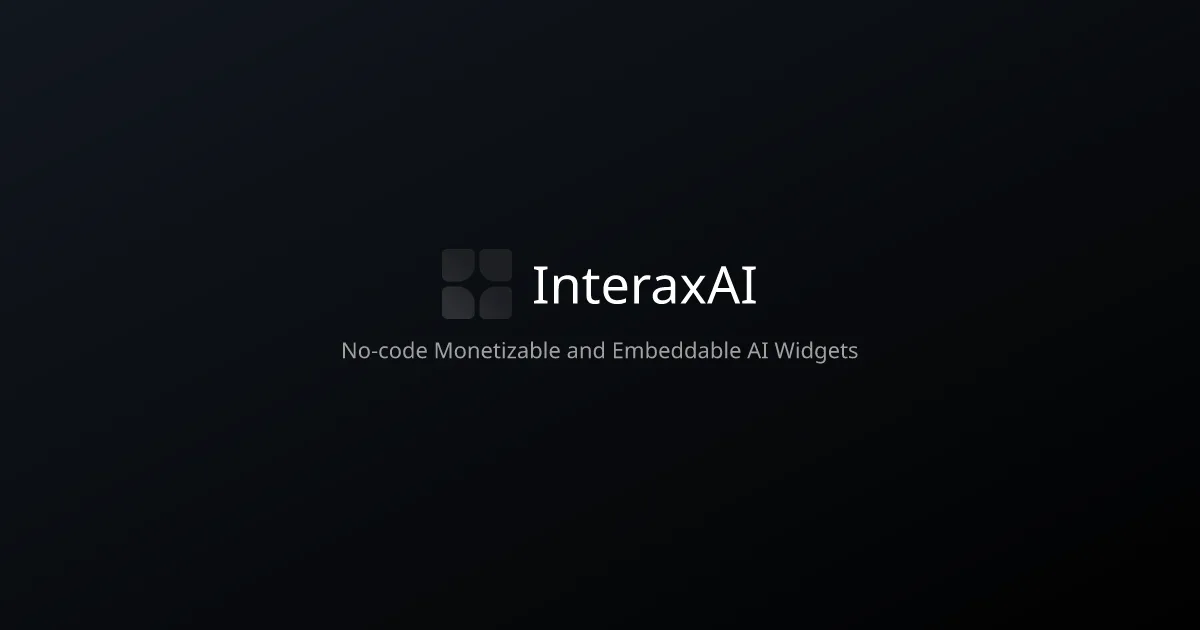 Сайт InteraxAI
